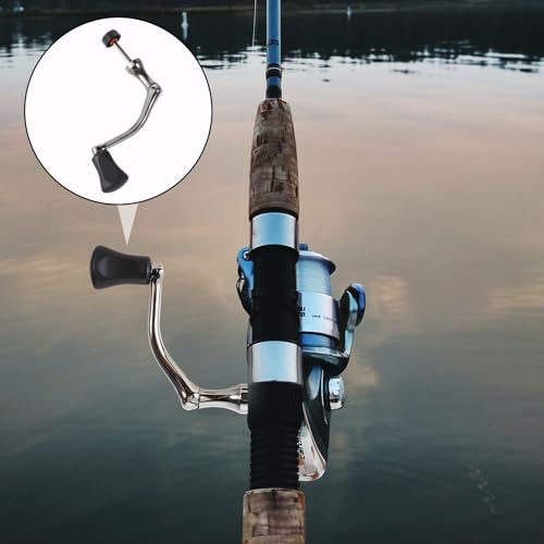 Fishing Swivel Reel Handle Fishing Reel Crank Rotary Knob Power Handle Fishings Swivel Reels Handles Grip for Spin Reels Replacement Grip Parts Replacement Part (Small Size Type 1000-3000) - Thumbnail 6