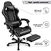 Soontrans Sillas Gaming Ergonomica Silla Gaming con Reposapies, Acolchado Reposabrazos, Silla Gamer...