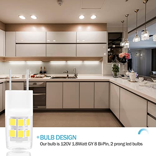 Yucclim 6912A40002E Led Bulb G8 T4 Bi-Pin Base 120V 2W 20W Equivalent thumb #5