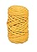 Produktbild Rayher Braidy Recycling Garn, geflochten, 4 mm ø,honiggelb, 250 g Knäuel, Lauflänge ca. 65 m, Strickgarn, Häkelgarn, Textilgarn, Bastelgarn, Knüpfgarn, Macrameegarn, 42010166