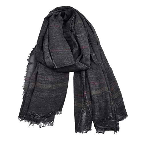 MEISHINE 190 * 90cm Herbst Winter Herren Baumwolle Gemischt Schal Mode Drucken Schal Herren Halstuch Basic Scarf (Style 2) Cover