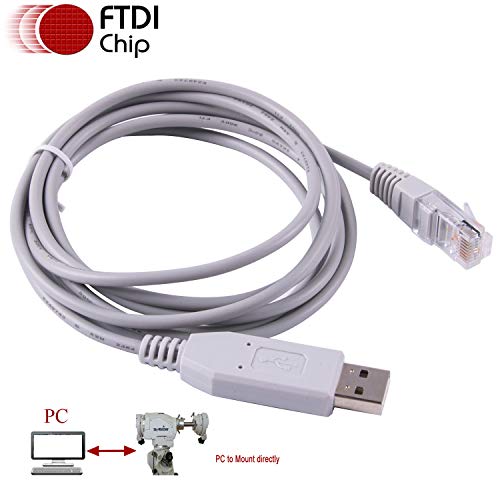 Skywatcher EQMOD ASCOM Goto Câble de données équatoriaux pour télescopes Skywatcher HEQ5pro AZEQ5 AZEQ6 EQ6-R 6ft/180cm