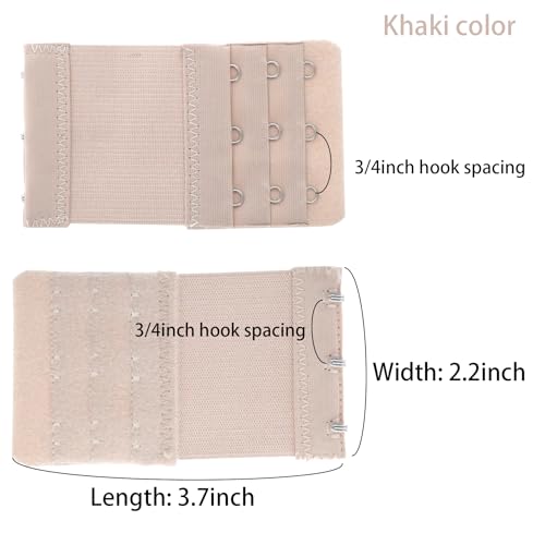 SAMGU Bra Extenders 3 Hooks Women's Soft Stretchy Bra Strap Extender Extension4