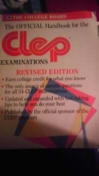 Paperback The Official Handbook for the Clep Examinations (CLEP OFFICIAL STUDY GUIDE) Book
