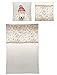 Produktbild Irisette Biber Bettwäsche Dublin Schaf mit Mütze 1 Bettbezug 135 x 200 cm + 1 Kissenbezug 80 x 80 cm