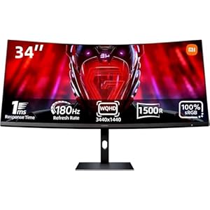 XIAOMI Ecran PC Curved Gaming Monitor G34WQi Noir