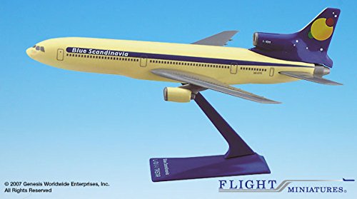 Flight Miniatures Blue Scandinavia Lockheed Tristar L-1011 1:250 Scale REG#SE-DTC Display Model