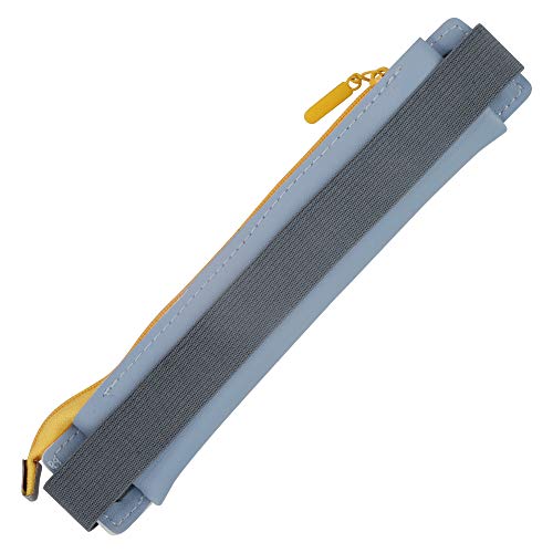 Lufox 2-Pack Pu Leather Pen Pencil Pocket Case Sleeve Holder Pouch With Elastic Band For Book Notebook Bible (Pink And Blue ) #TOP4