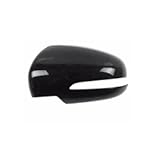 Auto Left Right Side Wing Rear Mirror Cover Case Cap Shell Compatible for Suzuki Vitara SX4 S-Cross 2015 2016 2017 2018 2019&lpar;Black Left&rpar;