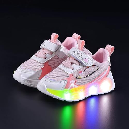IWIHMIV Girls Sneakers Kids Breathable Tennis Shoes Non Slip Lightweight Running Comfortable Casual Walking Shoes4