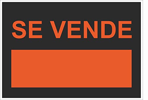 Señal Se Vende - Cartel Se Vende en PVC - Cartel Se Alquila - Medidas A3 o A4 - Ideal Para...