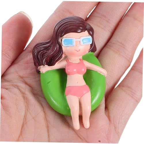 Decoración para tartas de playa y océano Alipis con figuras impermeables reutilizables 5