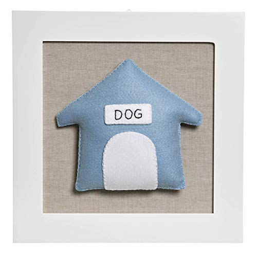 Quadro Decorativo Casinha, Quarto Bebê Infantil Menina Menino, Potinho de Mel, Bege