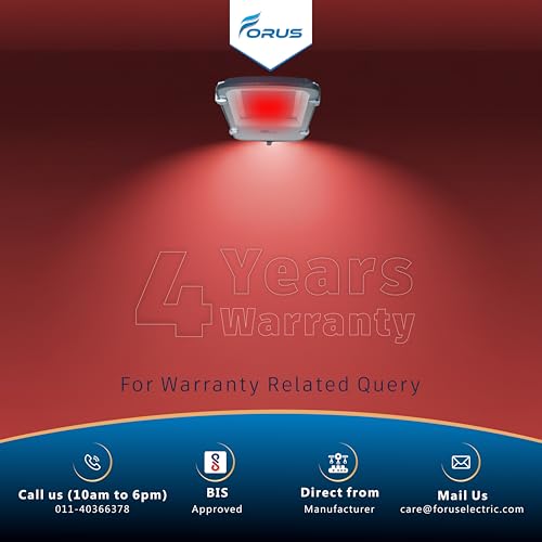 Image of Forus 40W Red Street Light Outdoor LED IP66 Waterproof Decorative Focus Lamp for Road Garden Events Security Terrace Landscape Pathway Building Festival Stage Party Celebration Lighting - 1 Pc