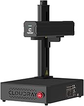 Cloudray 30W Faserlaser Markiermaschine Fiber Laser Engraving Machine Lasergravur & Beschriftungslaser für Schmuck, Silber, Gold 110×110 mm F-Theta Linse, Kompatibel mit LightBurn