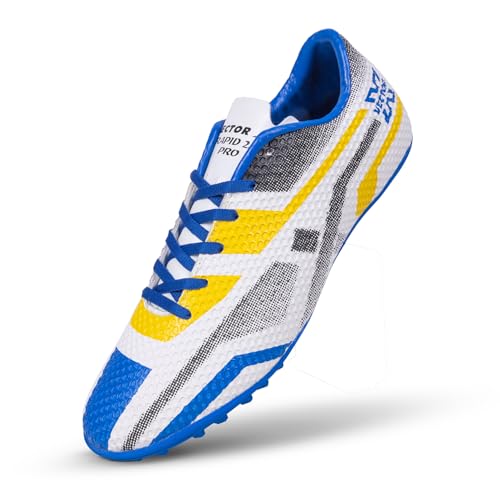 Image of Vector X Rapid 2.0 Series 3D Texture Upper with Double Colour TPU Sole| Unique Design|Comfortable| Football Soccer Court Studs|Futsal Shoe| Ideal for Synthetic Turf & Hard Ground|Men, Youth, Boys