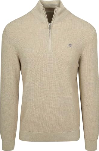 Vêtements GANT Micro Textured Cotton Half Zip pour Homme - vue 3