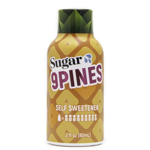 Make Yourself Taste Sweeter with Sugar Splash - 9Pines 2oz Pineapple Shot and Cocktail Mixer (1-Pack Single Shot) - for Men and Women - Taste Better with the Power of 9 Whole Pineapples