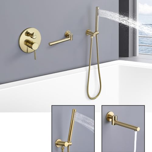 Mitigeur de bain-douche pour remplacer un vieux robinet avec flexibles