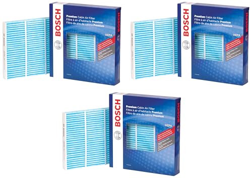 Image of BOSCH 6029C HEPA Cabin Air Filter - Compatible With Select Acura CSX, ILX, MDX, RDX, RL, RLX, TL TLX, TSX, ZDX; Honda Accord, Civic, Crosstour, CR-V, Odyssey, Passport, Pilot, Ridgeline (Pack of 3)