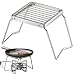 Edelstahl Campinggrillrost, Tragbar Faltbar