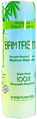 TWO (2) Rolls of Bamtastic Bamboo All-Natural Reusable Bamboo Towel