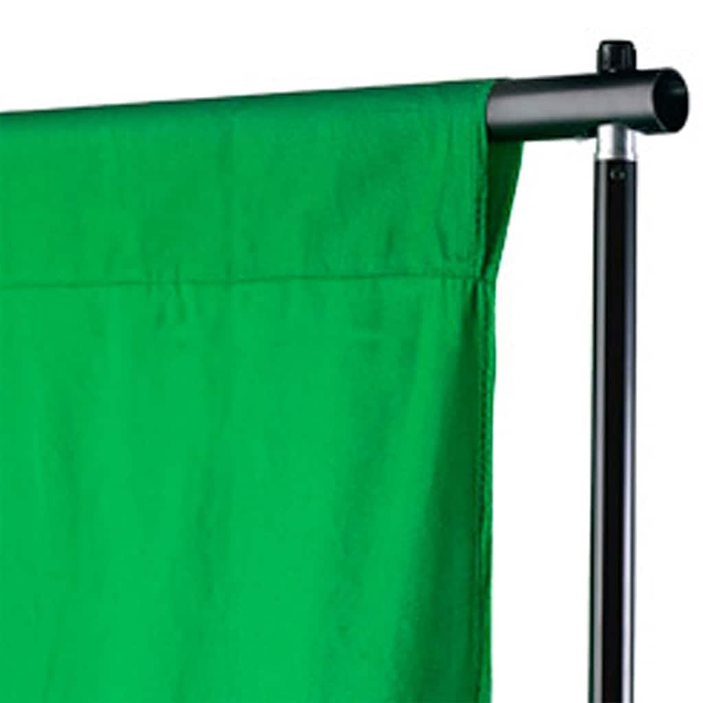 Set da studio fotografico con sfondo, kit di illuminazione, treppiede regolabile, 300 x 300 cm, sfondo in cotone, borsa per il trasporto, ideale per ritratti e fotografia di prodotti in