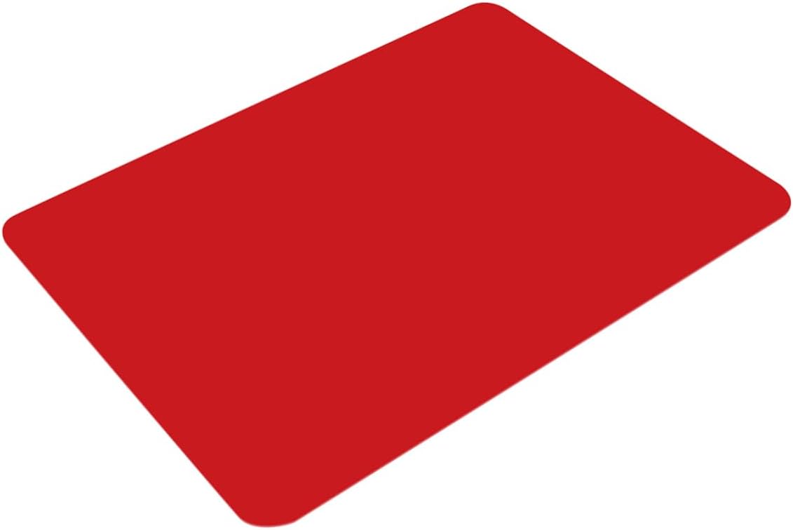 KICHOUSE Heat Resistant Cup and Bowl Mat Anti-Slip Insulation Pad for Kitchen and Dining Use Red