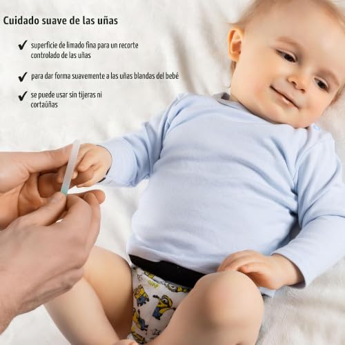 Miniatura 6 de Reer Premiumcare - Lima De Cristal Para Bebés, Blanco, 81043