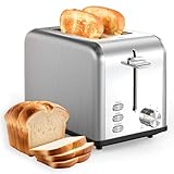 YSSOA Stainless Steel Toaster 2 Slice wi...