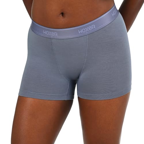 Image of Woxer Womens Boxers - Star 3 inch Boy Shorts Underwear for Women - Boxer Briefs