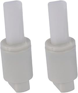 Qianly 2Pcs Toilet Lid Damper Buffer Toilet Cover Connector Durable Universal Slow Drop Toilet Accessories for Washing Machine, Counter clockwise