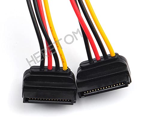 Cable adaptador divisor SATA de 90 grados 20 cm miniatura 6