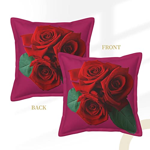 Housse coussin cuir gothique rose anti-pliure déco durable
