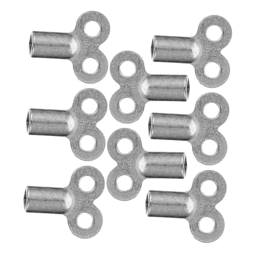 HONITANO 8 piezas Llave Radiador Purgar Resistente para Válvula Aire Ventilación Radiador Cuadrada Práctica y Portátil Uso Doméstico y Profesional