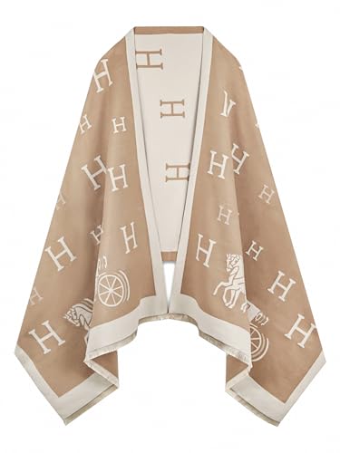 Women's Reversible Pashmina Shawl Wrap for Women Big Scarf Holiday Gifts With Gift Box