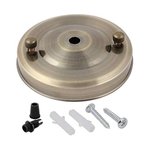 Icole Vintage Metal Ceiling Rose Bronze Cover