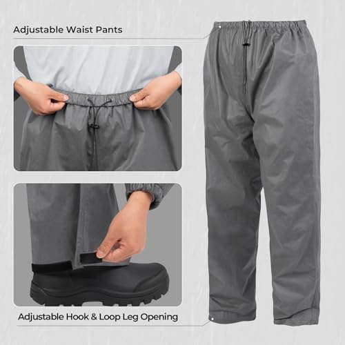 KastKing AquaLite Waterproof Rain Suit for Men and Women, Loose Fit, Lightweight, Durable Outdoor Gear for Fishing, Hiking - Image 6