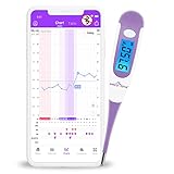 Easy@Home Termómetro Basal: Termómetro de Fertilidad para Medir Temperatura Basal Corporal, Predecir la Ovulación con APP Premon Español Alta Precisión de 0.01 Grados Pantalla LED sin Bluetooth