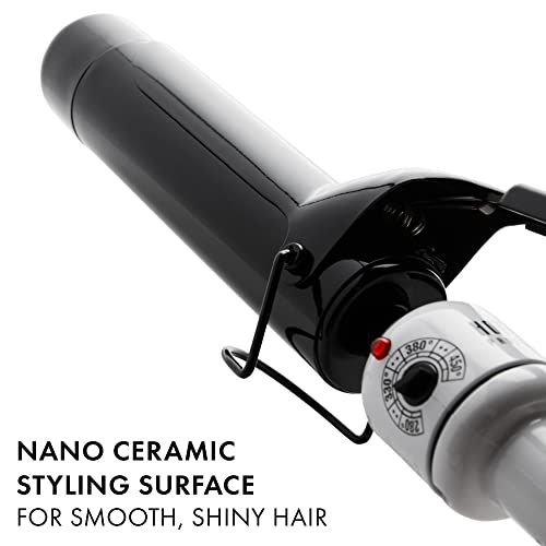 Hot Tools Pro Artist Nano Ceramic Curling Iron/Wand | For Smooth, Shiny Hair (1-1/2” In) #TOP2