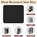 Heat Resistant Mats for Countertop,15x18 in Silicone Heat Resistant Mat for Air Fryer, Fireproof Pad for Coffee Maker,Toaster, Oven, Kitchen Countertop Protector Compatible with Ninja,COSORI, 2PCS