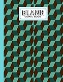  Blank Comic Book: Cube Cover Blank Comic Book, Create Your Own Story, Journal, Notebook, Sketchbook for Kids and Adults, 120 Pages - Size 8.5\
