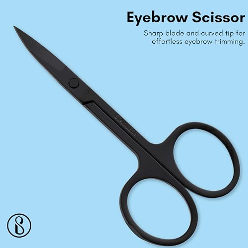 Beauté Secrets Professional Manicure Set 15 pcs,Stainless Steel Nail Clippers Scissors Cuticle Nipper Pedicure Tools Kit - Portable Travel Grooming Kit for Men and Women with Luxurious Case Blue (Blue) - Image 7