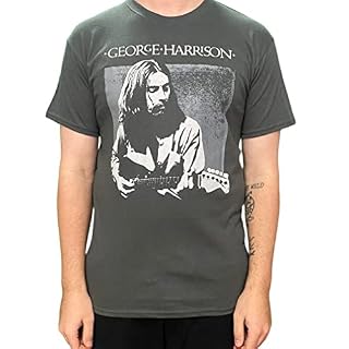 George Harrison Live Portrait T-Shirt Homme - Les Beatles, Paul McCartney, John Lennon, RIngo Starr, George Harrison