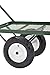 Sandusky FW4824 Heavy Duty Steel 4 Wheel Flat Wagon with Pull Handle, 750 lbs Capacity, 48