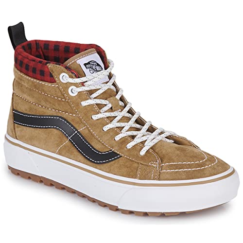 Vans SK8-Hi® MTE-1 Plaid Brown/Black Men's 11, Women's 12.5 Medium