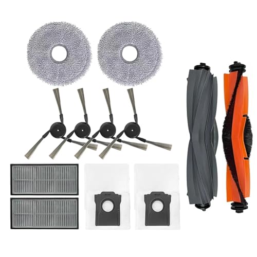 Robot Vacuum Cleaner Main Brush + Side Brush + Filter/Dust Bag/mop Cloth,Compatible for Dreame X40 X40 Pro X40 Ultra .Robot Vacuum Replacement Parts(1 pcs)
