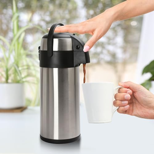 3L Airport Vacuum Thermos Jug, Stainless Steel