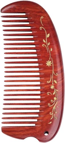Peigne pour taquiner les cheveux sans casser la fibre en bois
