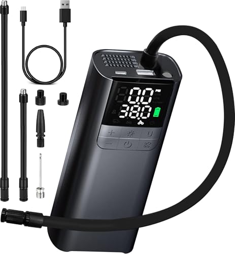 �o�C�N ��C���� �d�� �G�A�[�|���v �d����C���� �[�d�� USB�d�� �X�}�[�g�G�A�|���v 2000mah×2 ���v4000mah/14.8wha 150PSI typeC �I�[�g�o�C ���]�� �� ���o�C���R���v���b�T�[ KDR-AP3 [���s�A���i]